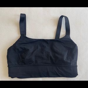 Lululemon black sports bra size 6
